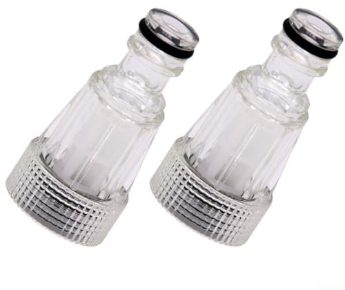 SPORTARC 3/4 Zoll Hochdruckreiniger-Gartenschlauch-Adapter, Schnellanschluss Gartenschlauch an Hochdruckreiniger-Adapter