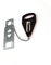 1 Piezas Cerradura de Puerta Portátil, Seguridad Viaje Bloqueo Puerta Proteger, Seguridad y Privacidad Dispositivos de Seguridad para Hotel Apartamento Dormitorio (Negro)