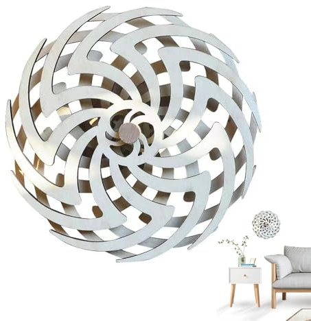 Gkumgwo Garten Wind Spinner Rotierende Garten Windmühle Vintage Dynamische Windmühle Windskulpturen & Spinner für Terrasse Outdoor Rasen