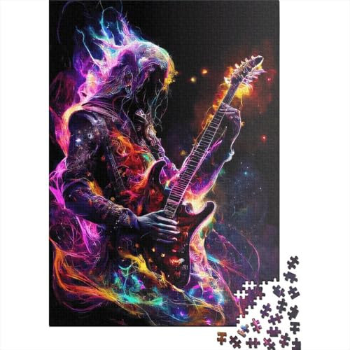 Puzzles 1000 Pieces for Adults Heavy Metal Jigsaw Puzzle Wooden Jigsaw Creative Puzzles Teenagers Puzzles Education Games Toys 1000pcs (75x50cm)