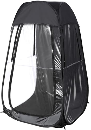 REDCAMP Sportzelt, Pop-Up-Unterschlupf, 1 Person, Allwetter-Zelte für Outdoor-Sport, wasserdicht, winddicht, Regenschutz, sofortiger Aufbau, klarer Pop-Up-Unterstand für Fußball, Baseball, Angeln