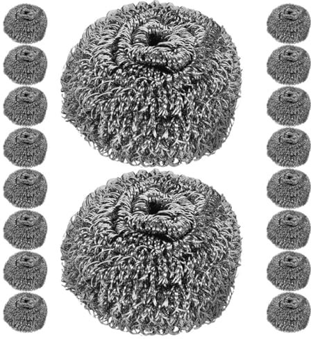 GOOHOCHY 48piezas Inoxidable para Limpieza De Utensilios De Cocina para Sartenes Ovens y Parrillas Resistente y Limpieza