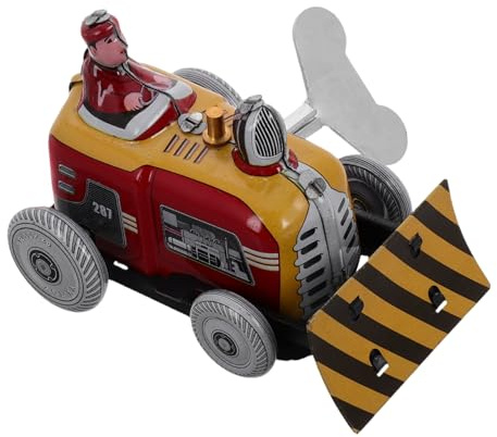 YARNOW Juguete Quitanieves Retro De Coche Cuerda De Juguete De Camión Quitanieves para Regalos De Fiesta y Cumpleaños Niñas