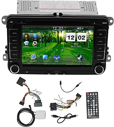 Brilluxa DVD Player, 2din GPS Navigation, compatible con el asiento AB, Altea XL AB, receptor multimedia de automóviles, de navegación con pantalla táctil