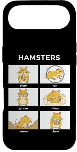 Funny Hamster Activities Pet Owner Dwarf Syrian Hamster Case for iPhone Air