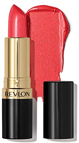 REVLON Rouge à lèvres Super Lustrous Pearl, Formule crémeuse pour des lèvres douces et pulpeuses, Sensation d'hydratation, 425 Soft Silver Red, 4,2g