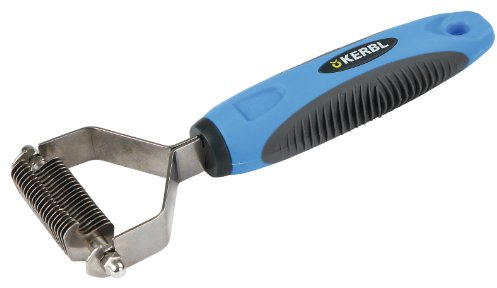 Kerbl Fell-Entfilzungsstriegel 20 Messer, 18 cm