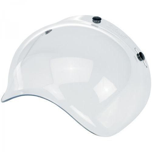 Motorradhelm-Visier für Harley, Honda, Yamaha, Kawasaki, Suzuki, Triumph, Guzzi, Biltwell Bubble-Visier für Jethelm, transparent