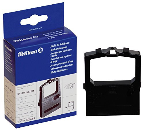 Pelikan 505081 - Farbband für Oki ML 390 FB, Nylon, Größe: 8 mm x 1.8 m, schwarz