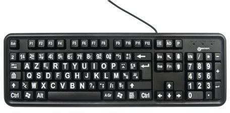 Geemarc Clavier USB grands caractères et fort contraste