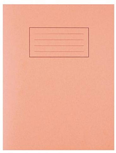 Silvine EX105-9x7 Exercise Book 5mm Square Orange PK10