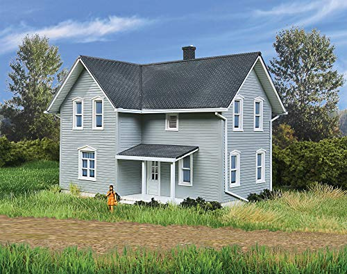 Cornerstone Walthers, Inc. 933-3789 HO Scale Model Tillman Farm House 1:87, 3/8 11.9 x 10.7 x 11.1cm
