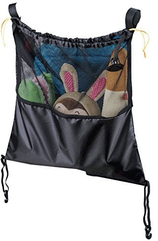 Altabebe Kinderwagen Organizer (AL1005) Universal Buggy Kinderwagentasche Baby Zubehör Stauraum für Windeln&Handys, Auto-Rückenlehnentasche, Farbe: schwarz