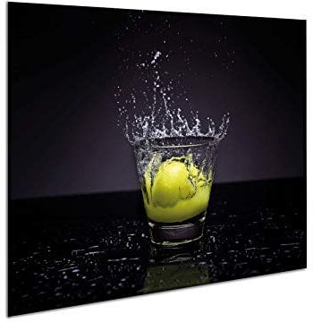 Ceramic Induction Hob Protector Cover 60 cm x 52 cm | Kitchen Wall Splashback | Large Chopping Board | Universal Tempered Glass Panel | Worktop Saver | Food Preparation | Sink Cover | by semUp