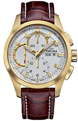 Delma - Chronograph/Herrenuhr Automatik Lederarmband