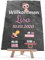 wandmotiv24 individuelle Schiefertafel als Geschenk zur Geburt, 20 x 30 cm, mit Staffelei, Familien, Taufgeschenk, Kindergeschenk, kleine Baby Geschenke, Babysachen, Mädchen, Willkommen M0387