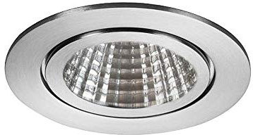 Outdoor LED-Einbaustrahler-Set BB15, IP54, rund, 230V, 6W 3000K 640lm 38°, starr, dimmbar, Edelstahl