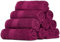 Brielle Handtuch-Set aus 100% Baumwolle - 10er Set Gästehandtücher, 30x50 cm, Baumwolle Sehr saugfähige Gästetücher für das Badezimmer, Gästetuch in Hotel- & Spa-Qualität, Packung mit 10, Lila Farbe