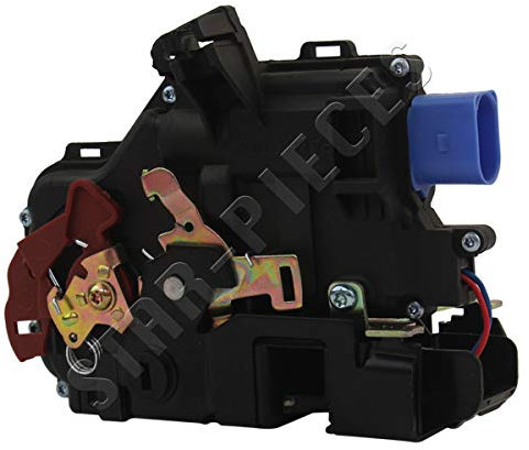 Cerradura puerta compatible para Golf 5, Golf Plus, Touareg, Altea, Toledo 3, Octavia 2, Jetta 3, Caddy 3, Phaeton (2004-2015) cierre centralizado | trasera izquierda (trasero del conductor)