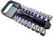 US PRO Tools 19pc 3/8 dr Metric Socket Set, Sockets, Ratchet 6 to 24mm 3269