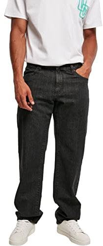 Urban Classics Herren Organic Triangle Denim Black Washed, 33