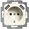 Busch-Jaeger 20 EUCB2USB-212 SCHUKO mit 2x USB-Anschluss Cremeweiß Busch-Duro 2000 SI