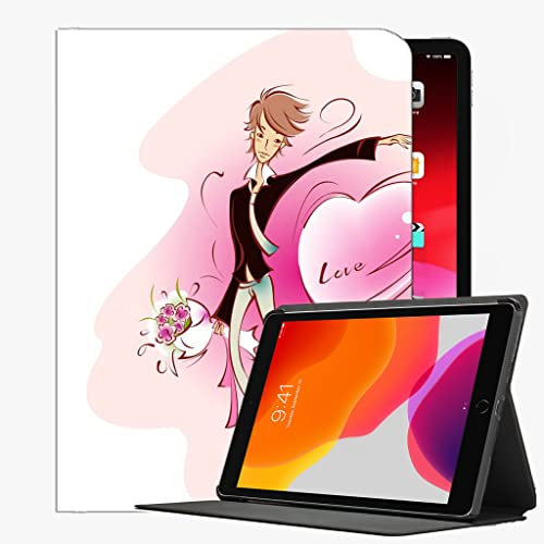 YENDOSTEEN Coque pour iPad Pro 11 Pouces 2021/2020/2018,RT Dessin Amour Amour Cover Aussi pour iPad Pro 11 2020 & 2018
