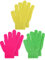 Geyoga 3 Paar Winter Kinder Gestrickte Handschuhe Kinder Strickhandschuhe Elastische Fäustlinge (Hell, S)