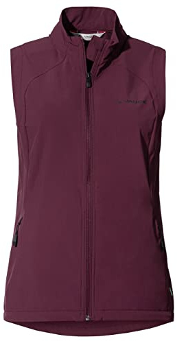 VAUDE Women's Yaras Vest, Damen Weste für den Radsport, cassis, 38