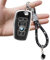Yumzeco BMW-A-Black-Bling 4 Tasten Silicone TPU Autoschlüssel Hülle Cover mit glänzendem Diamant Schlüsselband,Auto Keyless Smartkey Schutzhülle-Schwarz