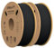 Creality offizielles 3D Drucker Filament, Hyper PLA High Speed Filament, 1.75mm 3D Druck Filament für Hochgeschwindigkeitsdruck, Maßgenauigkeit +/-0.02mm, 2kg (1kg/Spule*2) - Schwarz + Schwarz