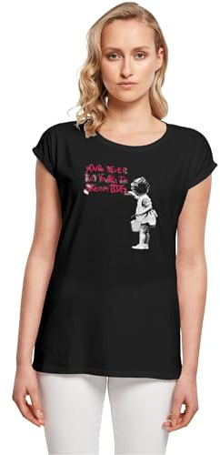 Merchcode Damen T-Shirt Ladies Dream Big T-Shirt, Loose Fit, Cotton 100%, S