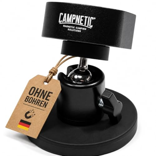 Campnetic Starlink Mini Magnethalterung für Camping | Magnetiusche Halterung, Ideal für Camper, Wohnmobile & Kastenwagen, Flexibel befestigen, inkl. Aufbewahrungsbeutel