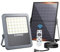 HOOLED Foco Solar Exterior Potente con Control Remoto 18,000 mAh 6500K Focos LED Exterior Solares de Panel IP66 Lámparas Solares para jardín,Terrazas,Garajes,Con cable de 2,5 m