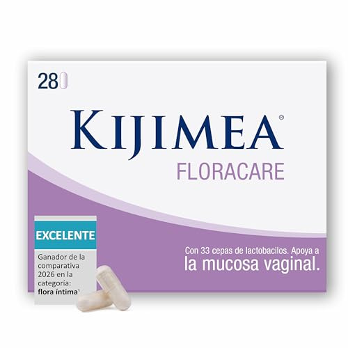 Kijimea FloraCare: inspirado en el microbioma vaginal natural. Con 33 bacterias lácticas seleccionadas para la flora vaginal en una dosis especialmente alta + vit B2, B3, B7 y zinc - 28 cápsulas