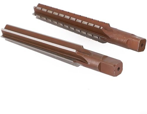 Feegow MT2/1/3 Kegelreibahle H8 Genauigkeit Legierung Werkzeug Stahl gerader Schaft Finish Handreibahle Fräser Fräswerkzeug konische Reibahle (MT2-Set)