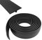 Übergangsprofil Selbstklebend, Breite 50 mm Selbstklebendes PVC-Übergangsstreifen-T-Formteil, Flexible T-Form-Übergangsstreifen für Laminat/MDF und Holzböden (Schwarz, 5 m)