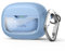 SURITCH Magnético Funda Compatible con JBL Wave Beam 2/JBL Wave Beam/JBL Wave 200 TWS,Bloqueo Antiimpacto Cubierta de Audífonos con Kit de Limpieza y Carabinero Anillo de Llaves,Azul