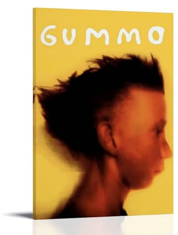 TEWRGEU Gummo Poster, Wandkunst, Leinwand, ästhetisches Cover, Poster, Vintage-Malerei für Zimmer, 60 x 90 cm, Rahmenstil