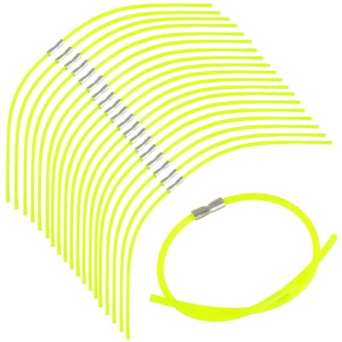 JAMHER 20 Stück F016800174 Ersatz Trimmerfaden, Ersatzfaden | Für Art 23 Combitrim Rasentrimmer, 31cm x 3,5mm