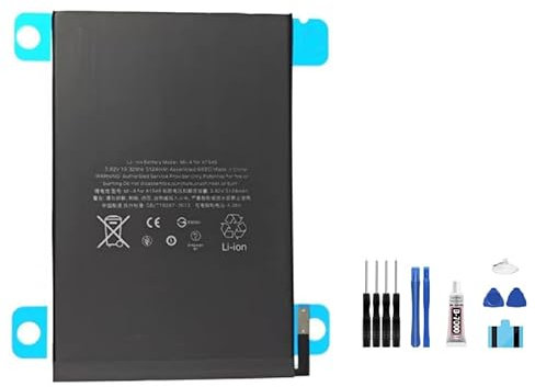 Generic Batteria A1725 5173mAh compatibile con iPad Mini 5 A2133 A2124 A2125 A2126 Batterie + attrezzi gratuiti