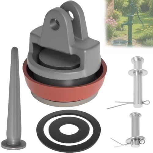 Schwengelpumpe Typ 75 Kompatible Ersatzteile – Kolben | Ledermanschette, Dichtungsringe, Nasenstechventil und Bolzen – Ersatzteile für Handpumpe, Wasserpumpe und Gartenpumpe