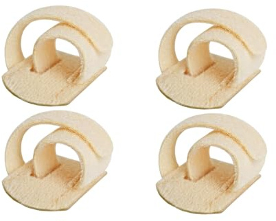 4PCS Hammer Toe Straightener, Hammer Toe Corrector for Women & Men, Broken Toe Wraps, Toe Straighteners for Bent Toes, Toes Splint Relief for Broken Toe Support, Correcting, Crooked & Overlapping Toes