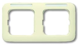 Busch-Jaeger BUSC Rahmen 1732 NS-212 2fach waagerecht Reflex-SI, bunt