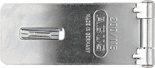 ABUS Hasp 200/115 Cadenas pour portes battantes 01620 ABUS Security Level 2 Argenté