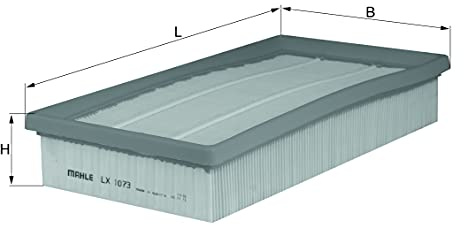 MAHLE LX 1073 - Air Filter Car - Engine