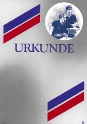 Albert Hoffmann Urkundenverlag Tischtennis / 310/1072 / Herren/PC-Urkunden (170 g/m²) 50 Stk