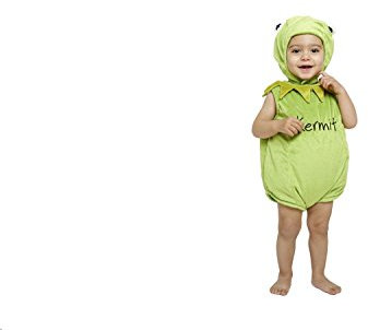 Disney Baby DCKER-TA-018 - Kostüm - Die Muppet Show - Kermit der Frosch - Spieler mit Kapuze, grün