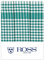 Ross 3er Pack Baumwoll-Geschirrtücher Bauernkaro grün, 50x70 cm