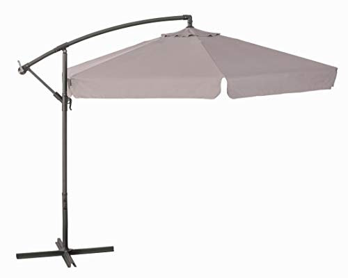 VERDELOOK Ombrellone da Giardino con Struttura in Metallo Verniciato e Copertura in Poliestere, Diametro 3 m